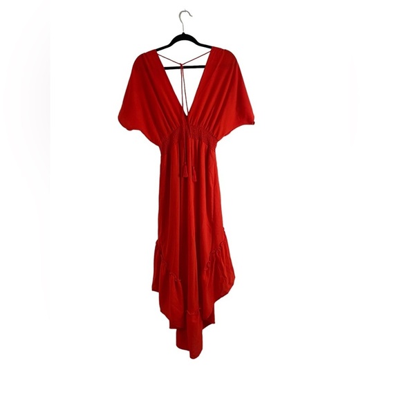 Flying Tomato Red High Dress - Picture 3 of 9